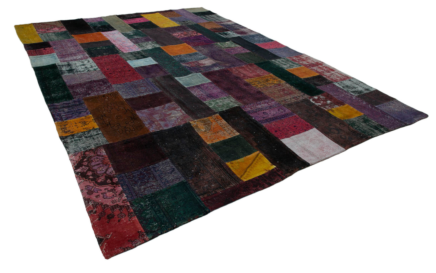 10x13 Multicolor Patchwork Rug - 34979