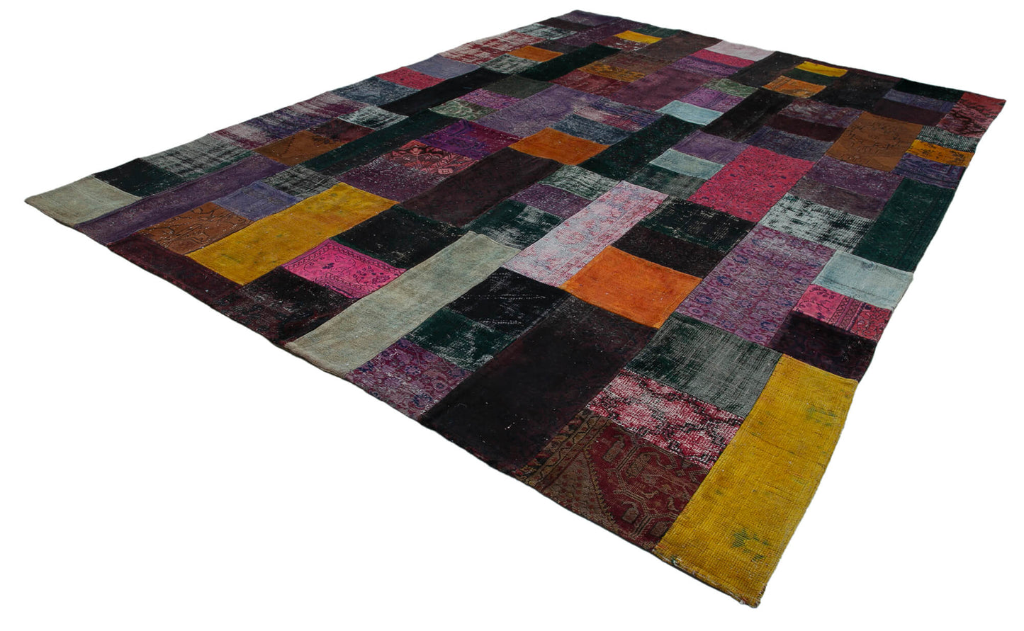 10x13 Multicolor Patchwork Rug - 34979