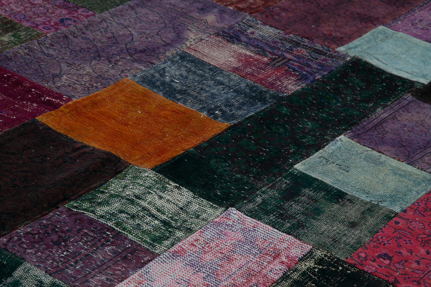 10x13 Multicolor Patchwork Rug - 34979