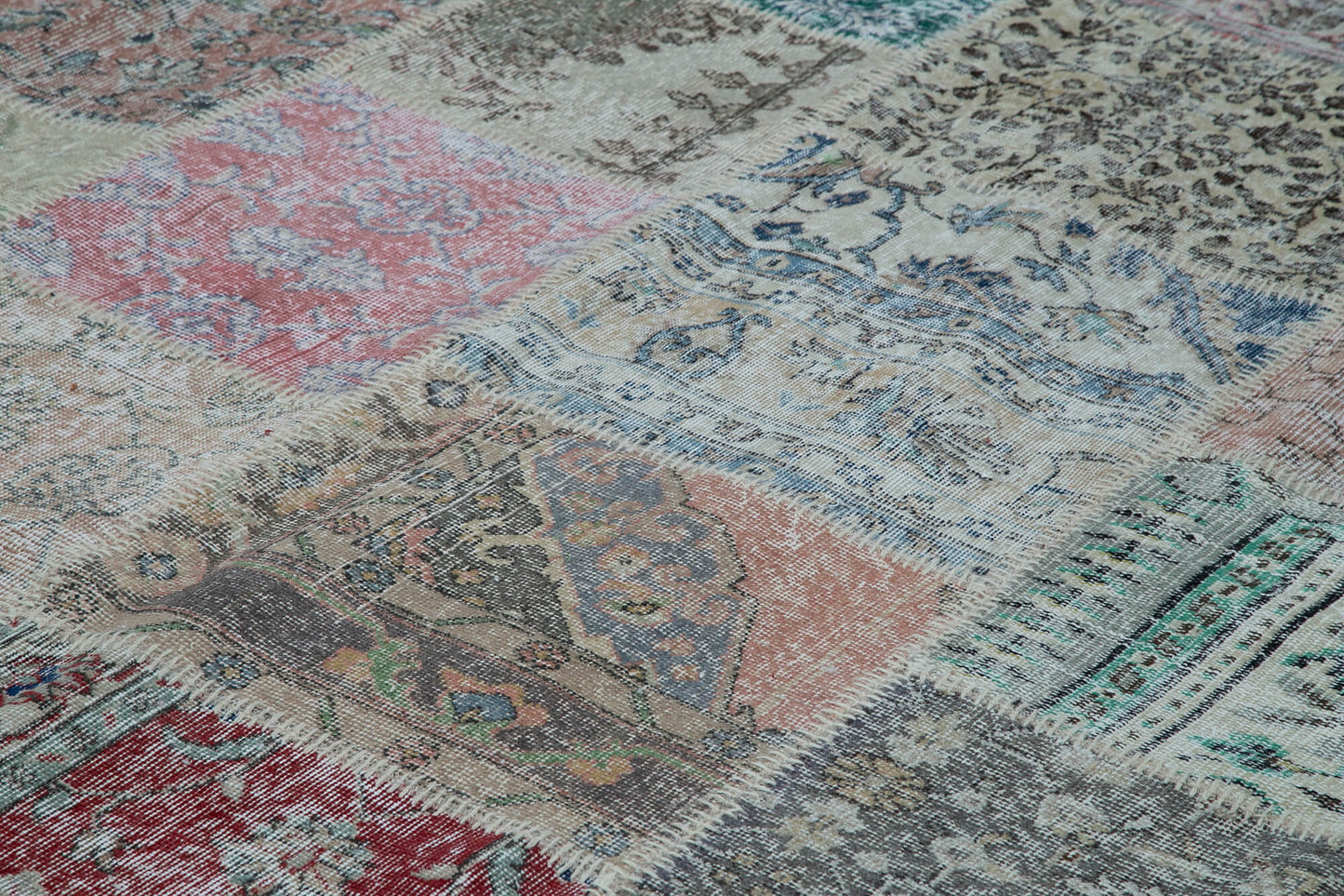 10x13 Multicolor Patchwork Rug - 34989