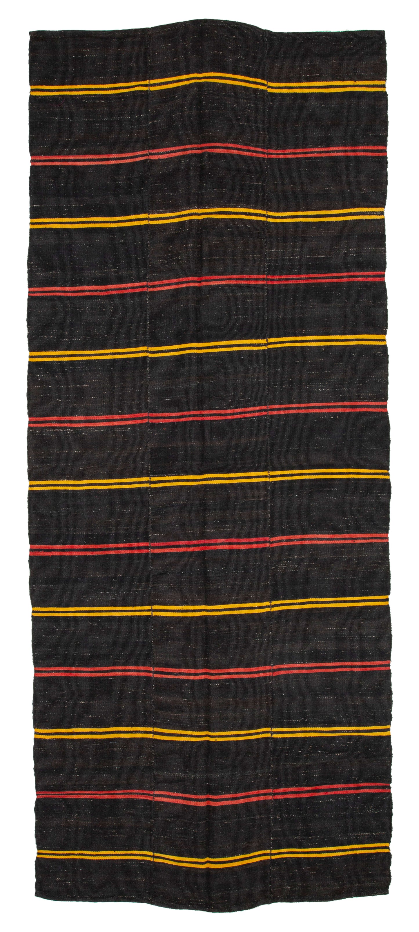 6x14 Brown Vintage Turkish Kilim Rug - 35400