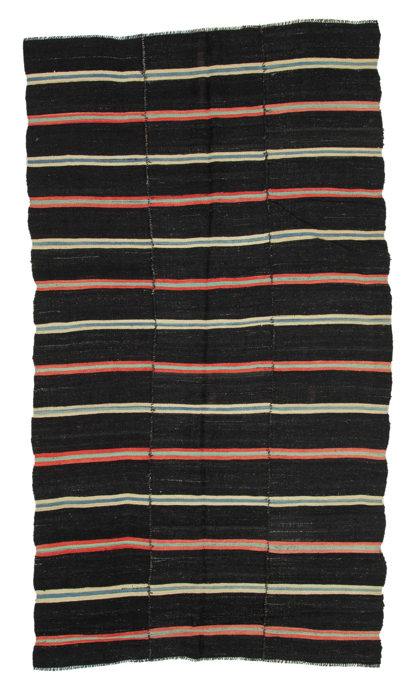 7x12 Brown Vintage Turkish Kilim Rug - 35401