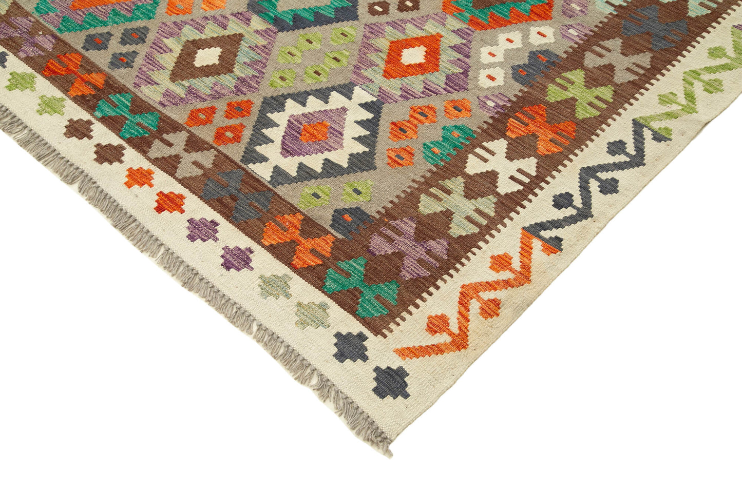 8x11 Multicolor Contemporary Area Rug - 35469