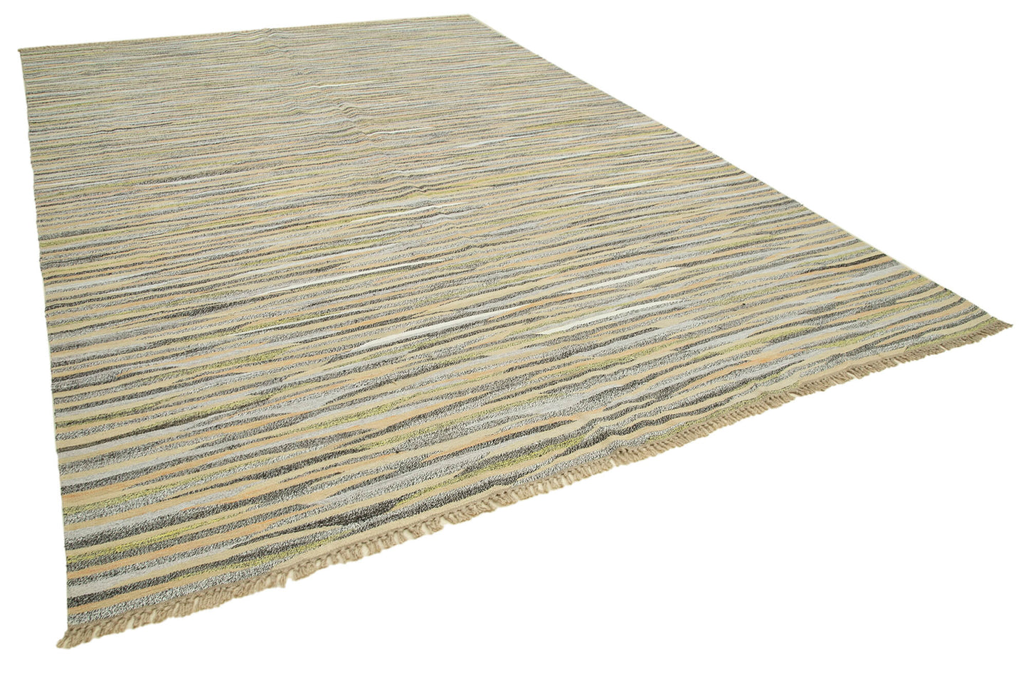 9x13 Multicolor Contemporary Area Rug - 35481