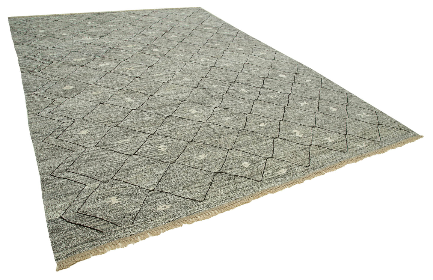 10x14 Grey Contemporary Area Rug - 35485