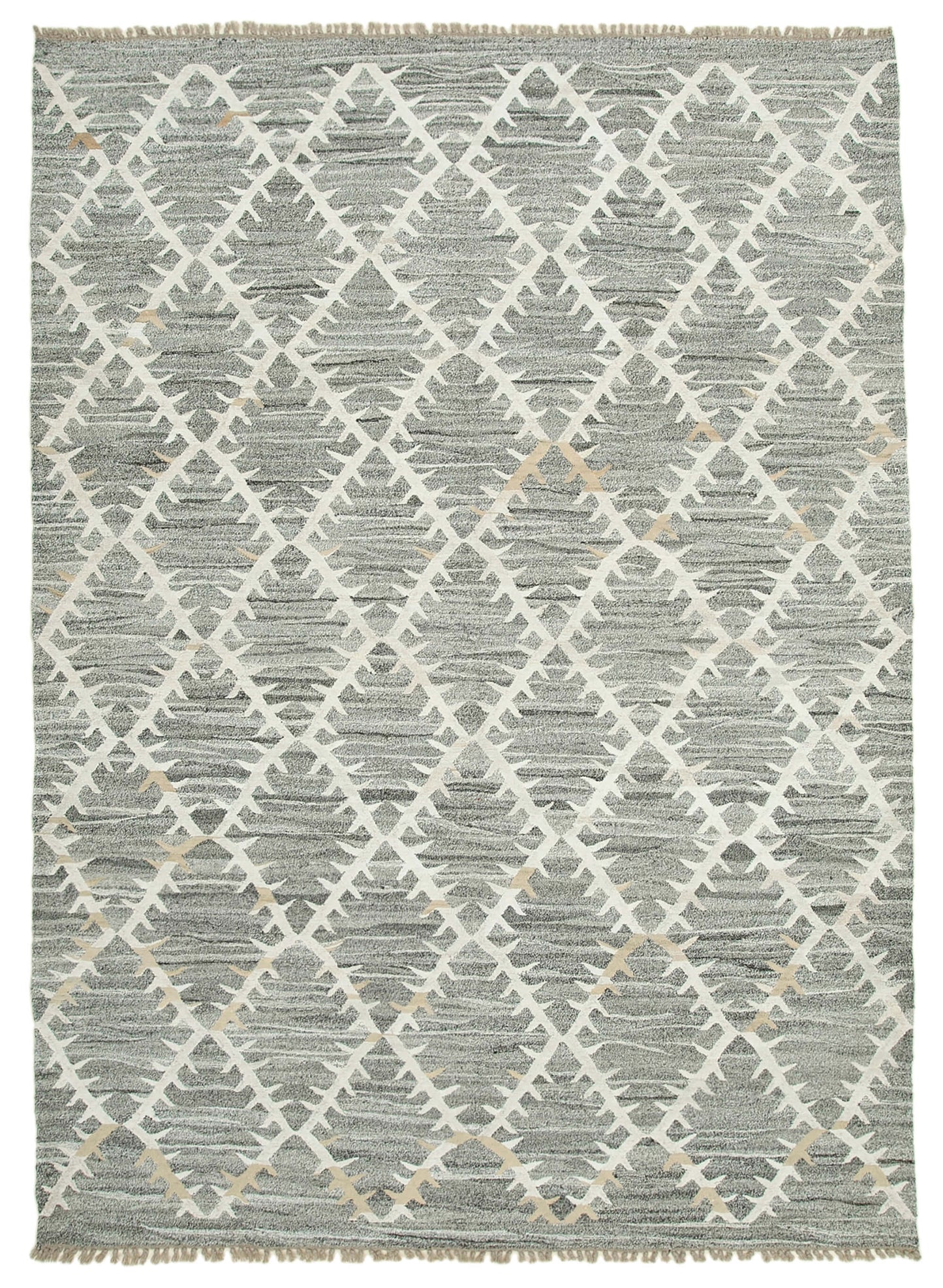 8x11 Grey Contemporary Area Rug - 35490