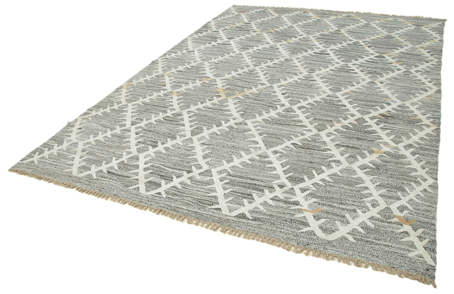 8x11 Grey Contemporary Area Rug - 35490