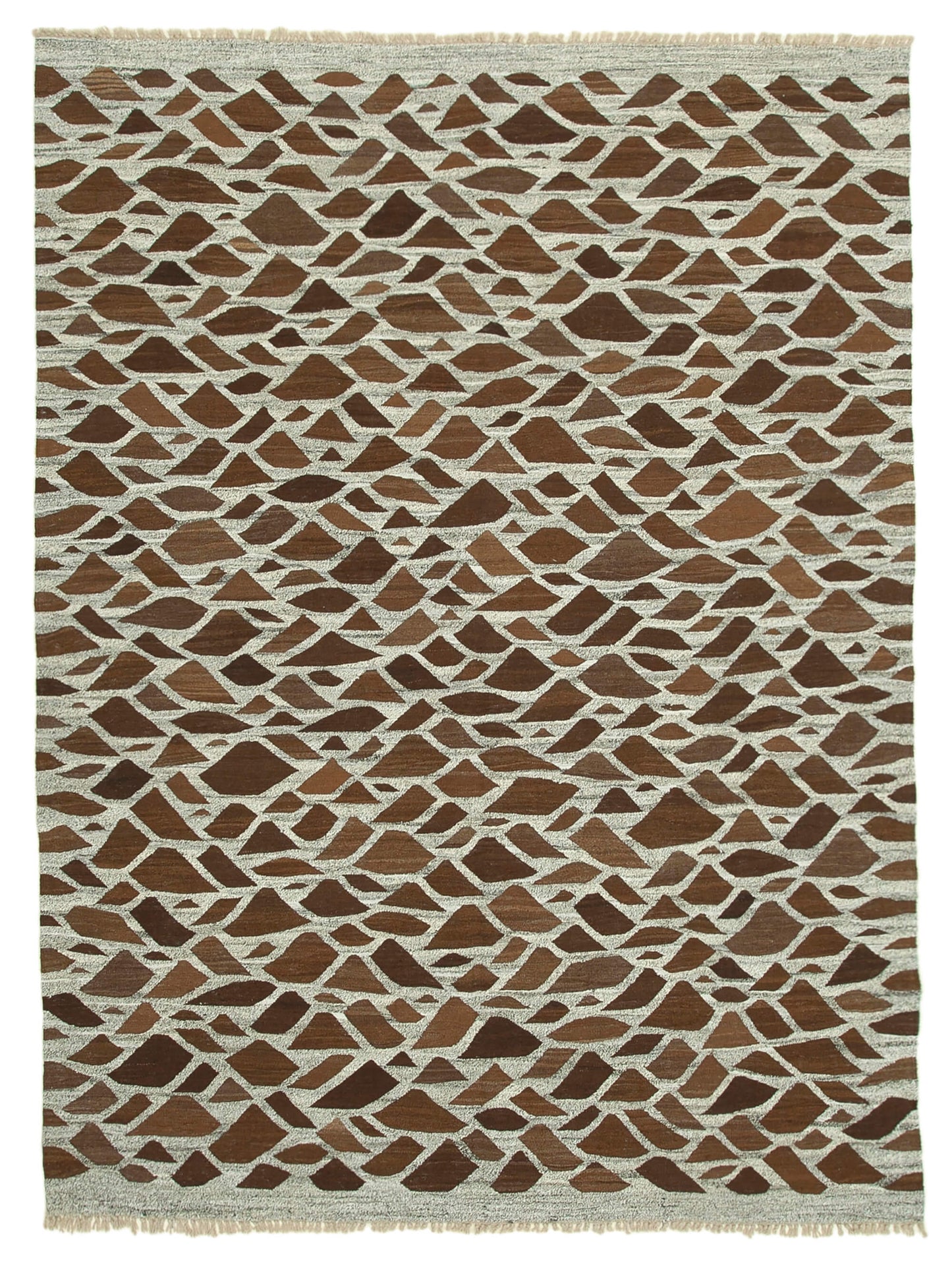 8x11 Grey Contemporary Area Rug - 35491