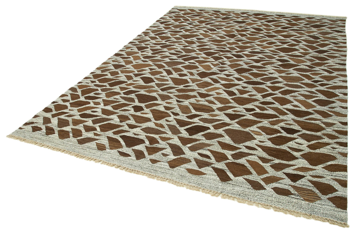 8x11 Grey Contemporary Area Rug - 35491