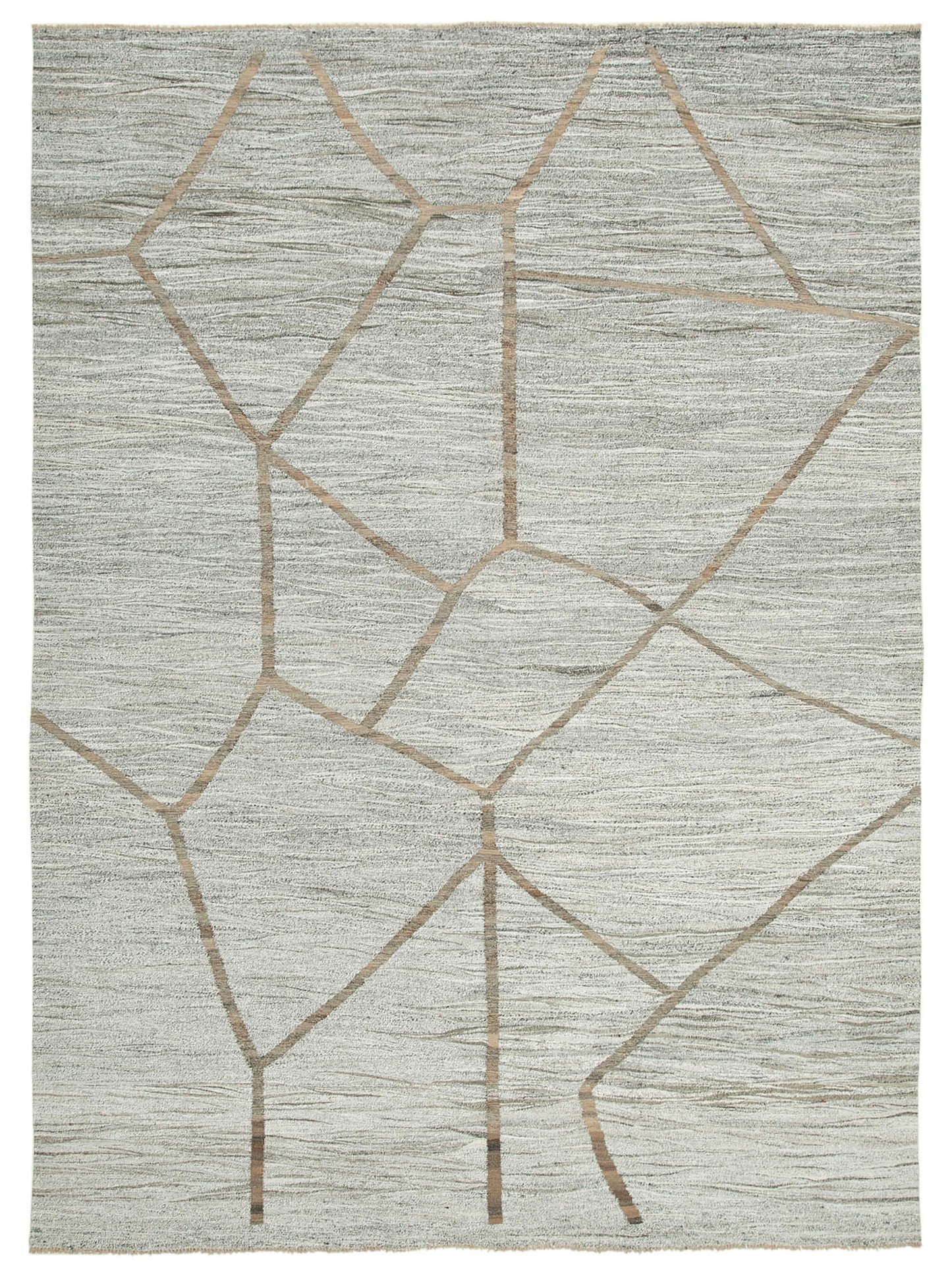 9x12 Grey Contemporary Area Rug - 35497