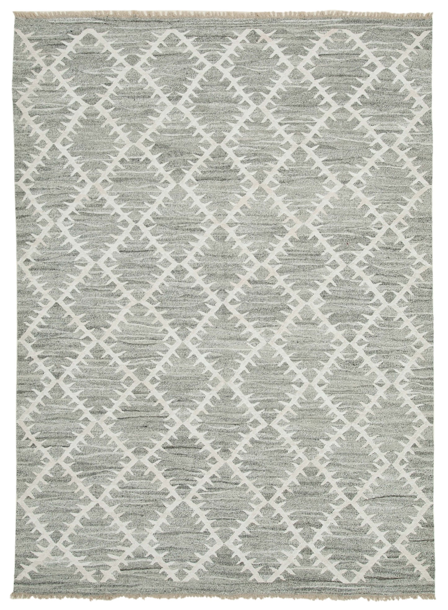 8x11 Grey Contemporary Area Rug - 35499