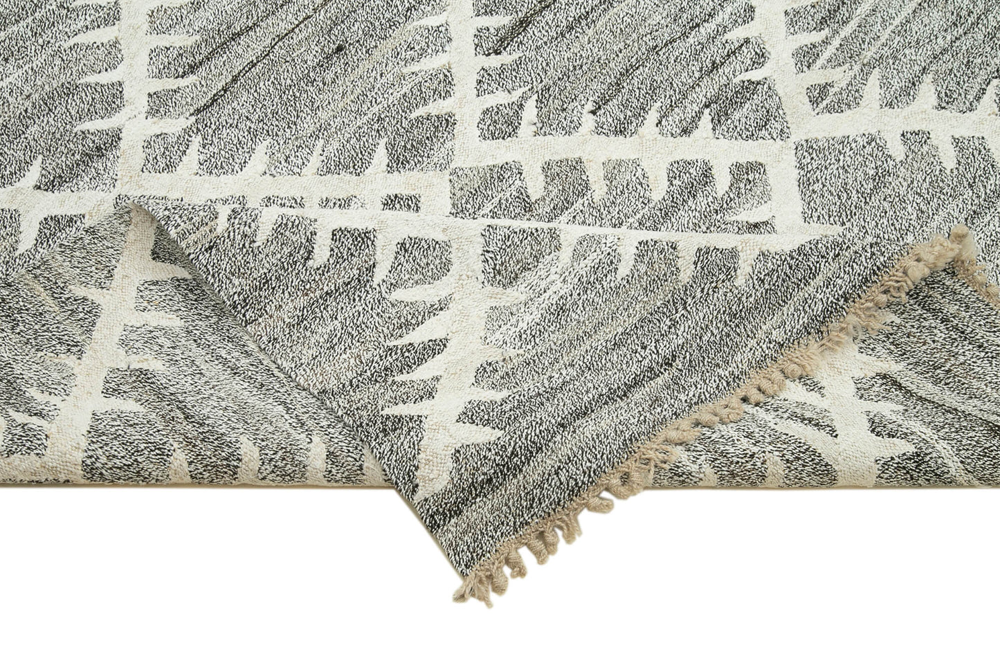 8x11 Grey Contemporary Area Rug - 35499