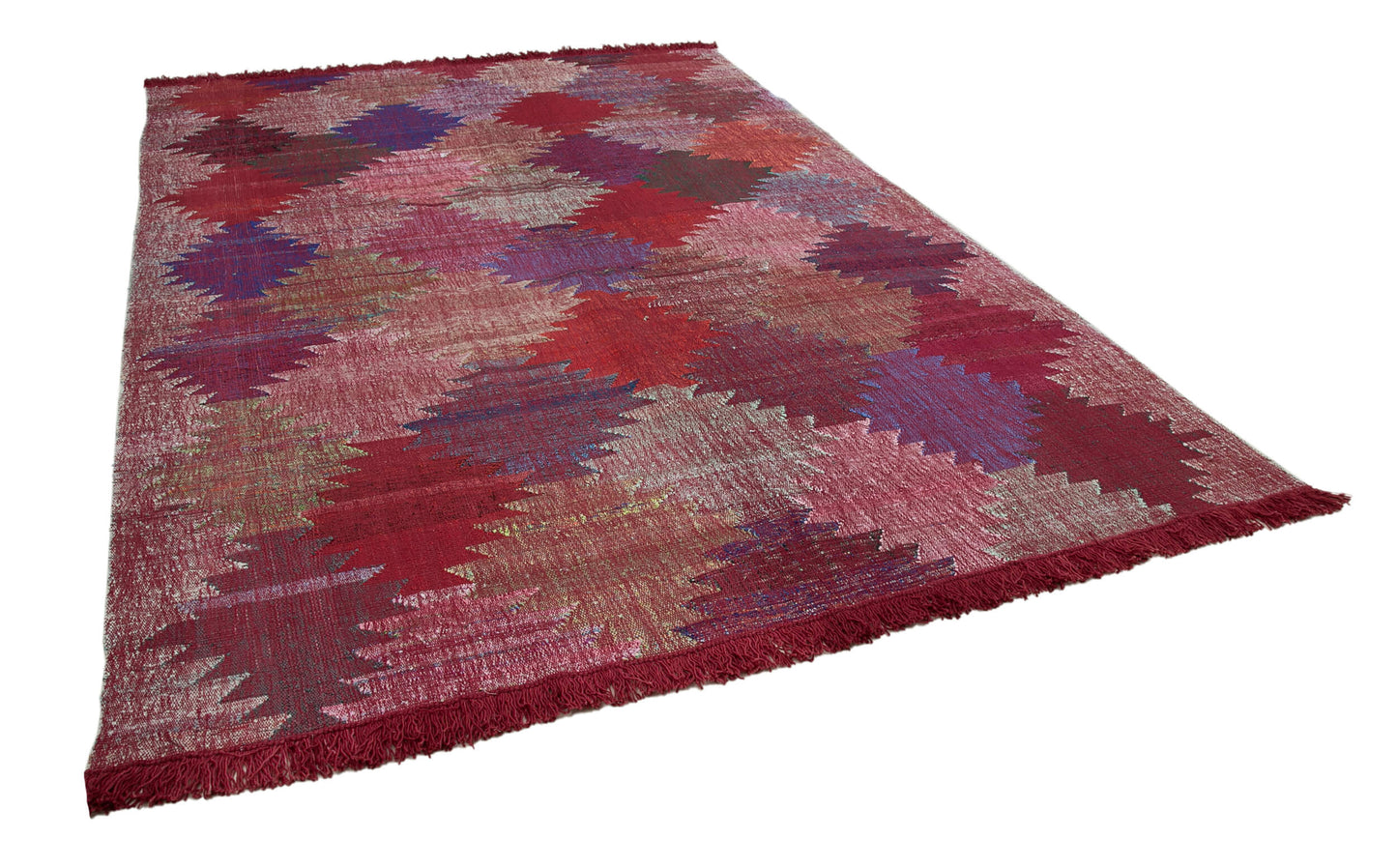 8x11 Red Contemporary Area Rug - 35505