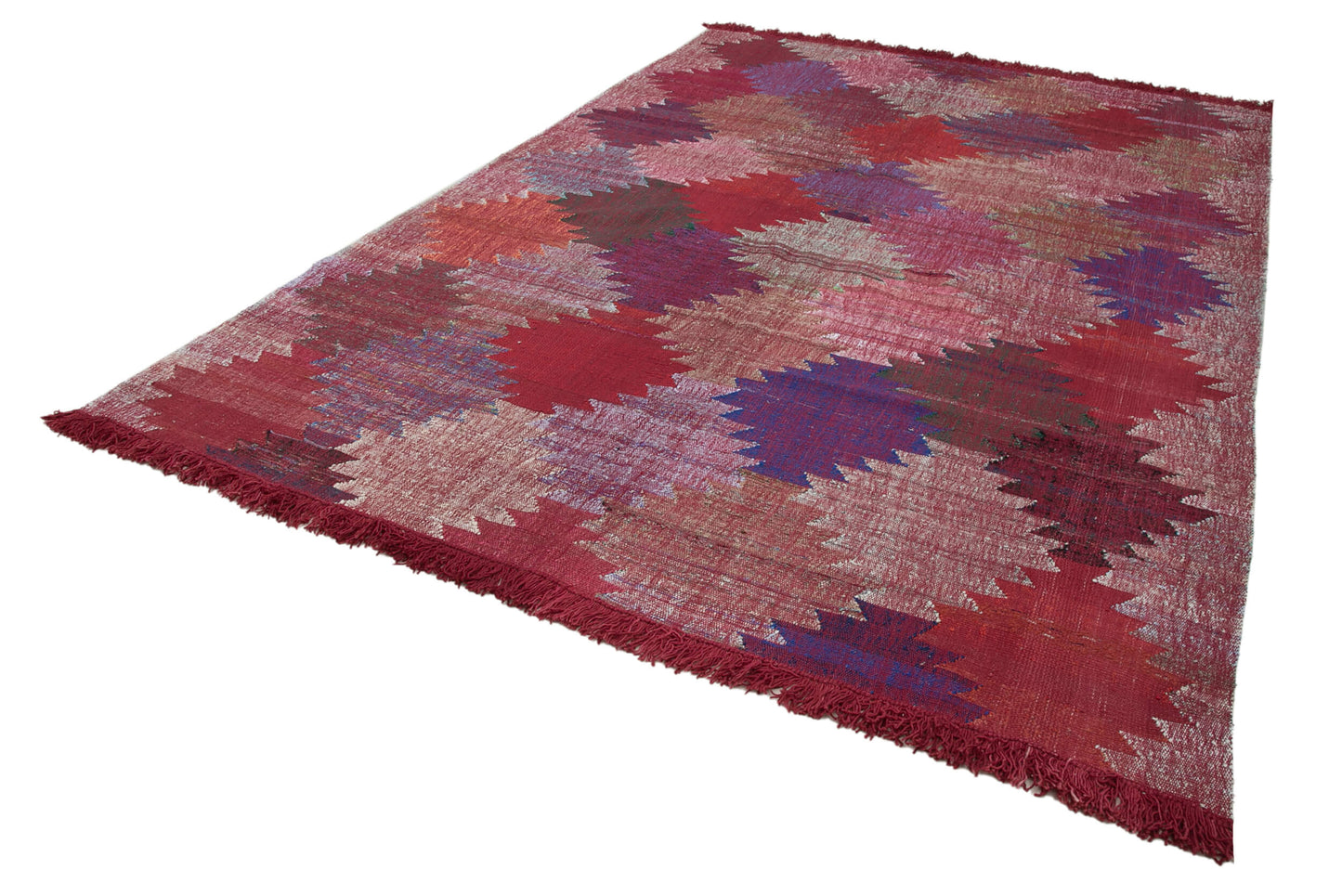 8x11 Red Contemporary Area Rug - 35505