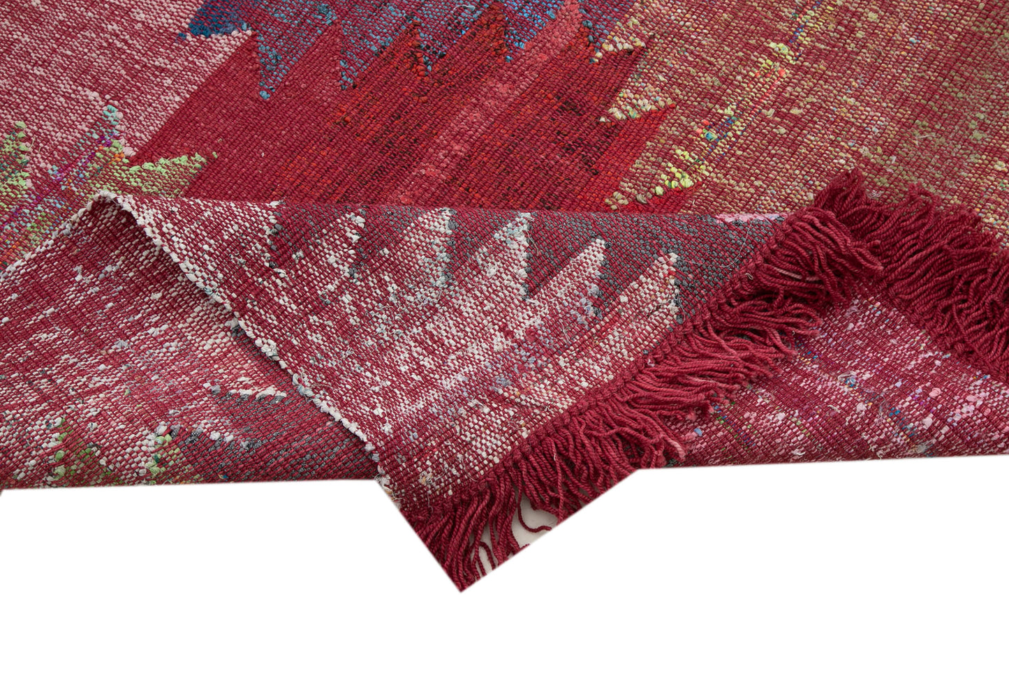 8x11 Red Contemporary Area Rug - 35505