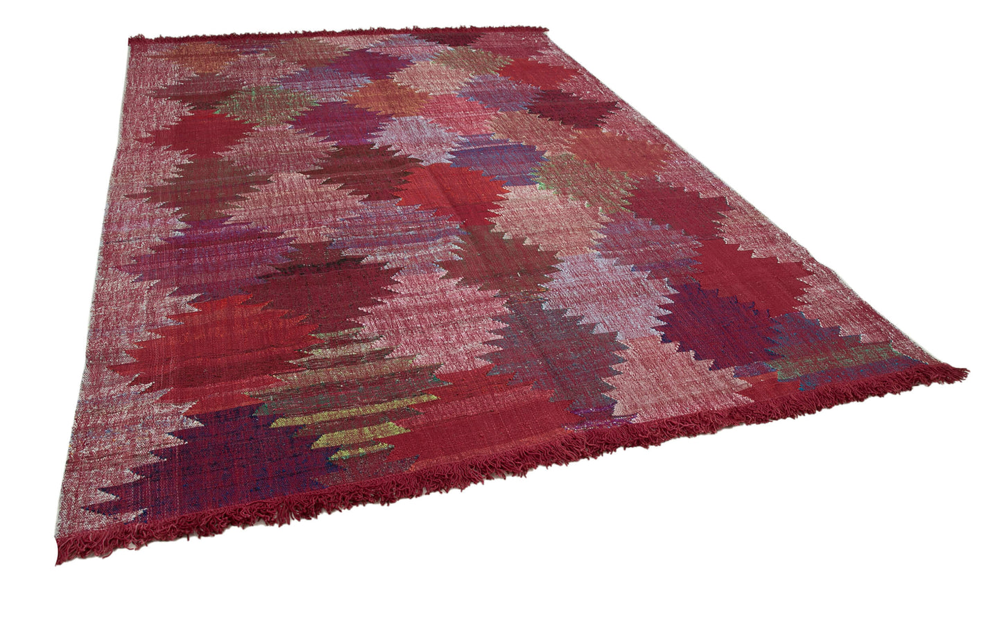 8x11 Red Contemporary Area Rug - 35513