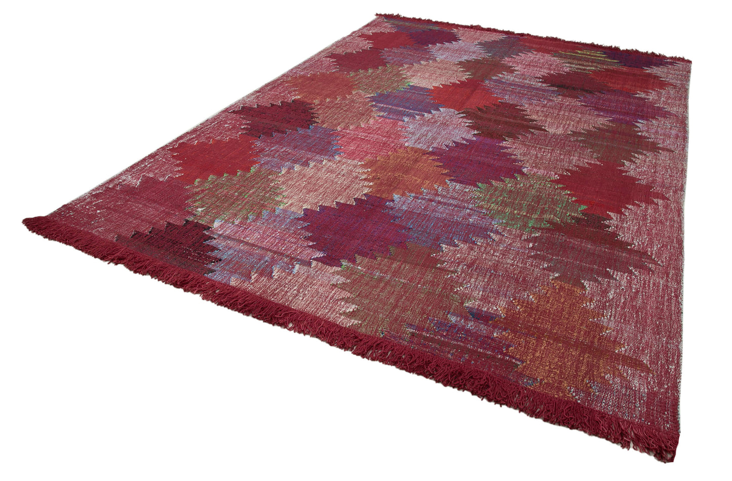8x11 Red Contemporary Area Rug - 35513