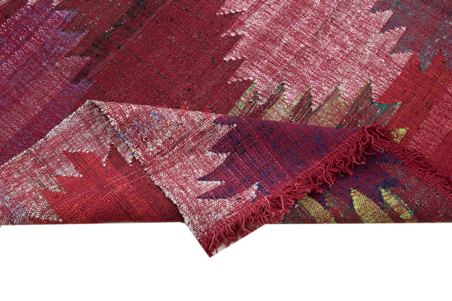 8x11 Red Contemporary Area Rug - 35513