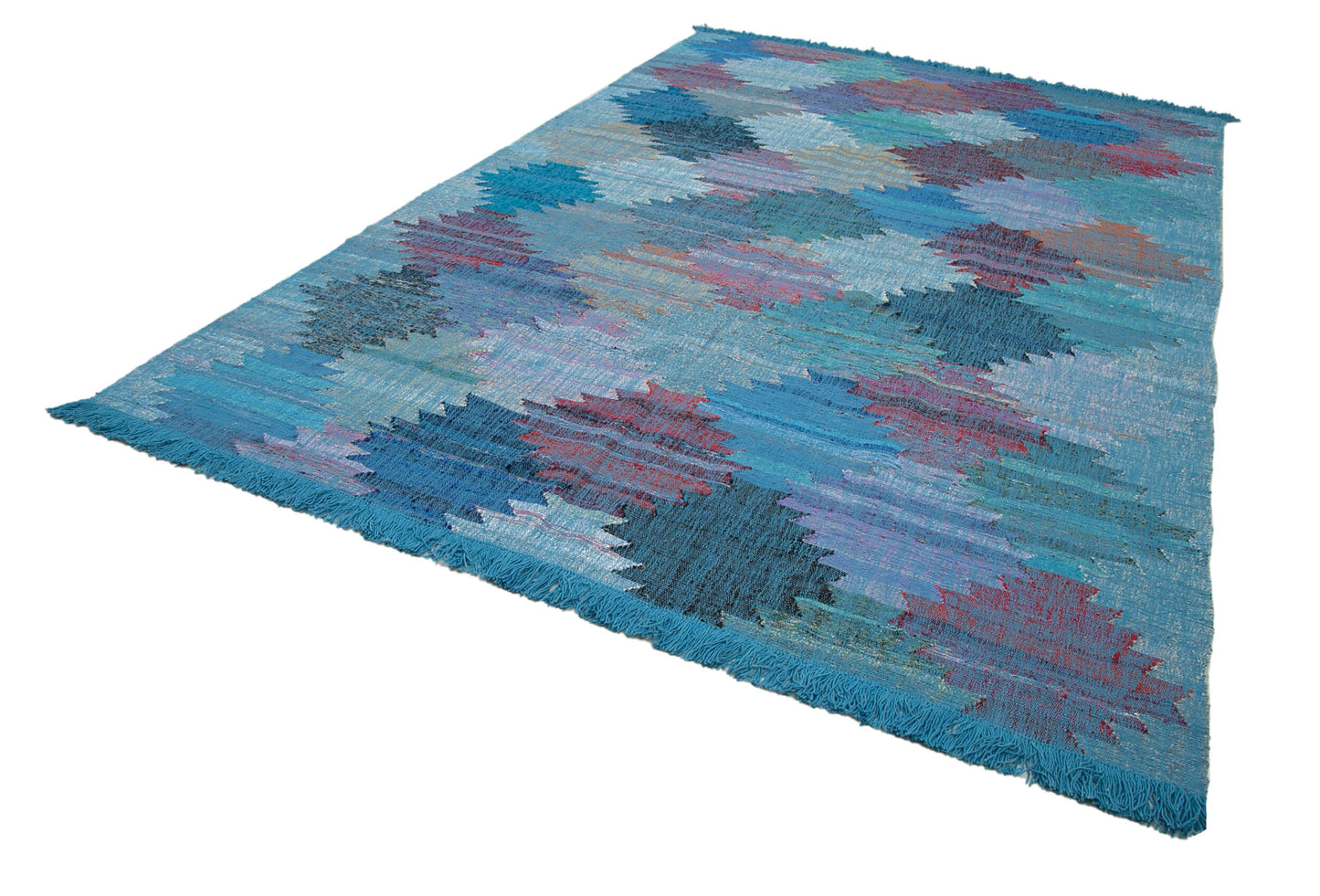 8x12 Blue Contemporary Area Rug - 35515