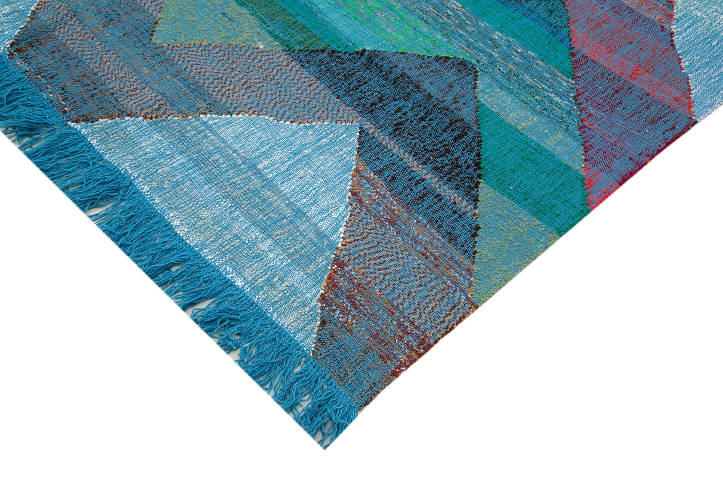 8x13 Blue Contemporary Area Rug - 35520