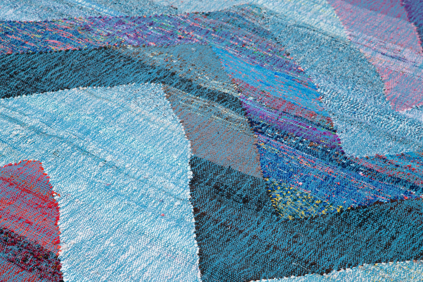 8x13 Blue Contemporary Area Rug - 35520