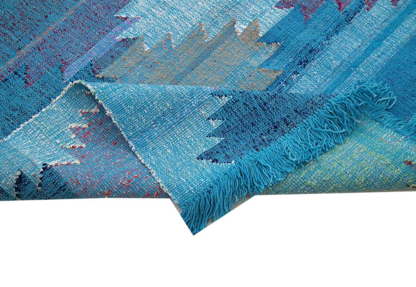 8x14 Blue Contemporary Area Rug - 35530