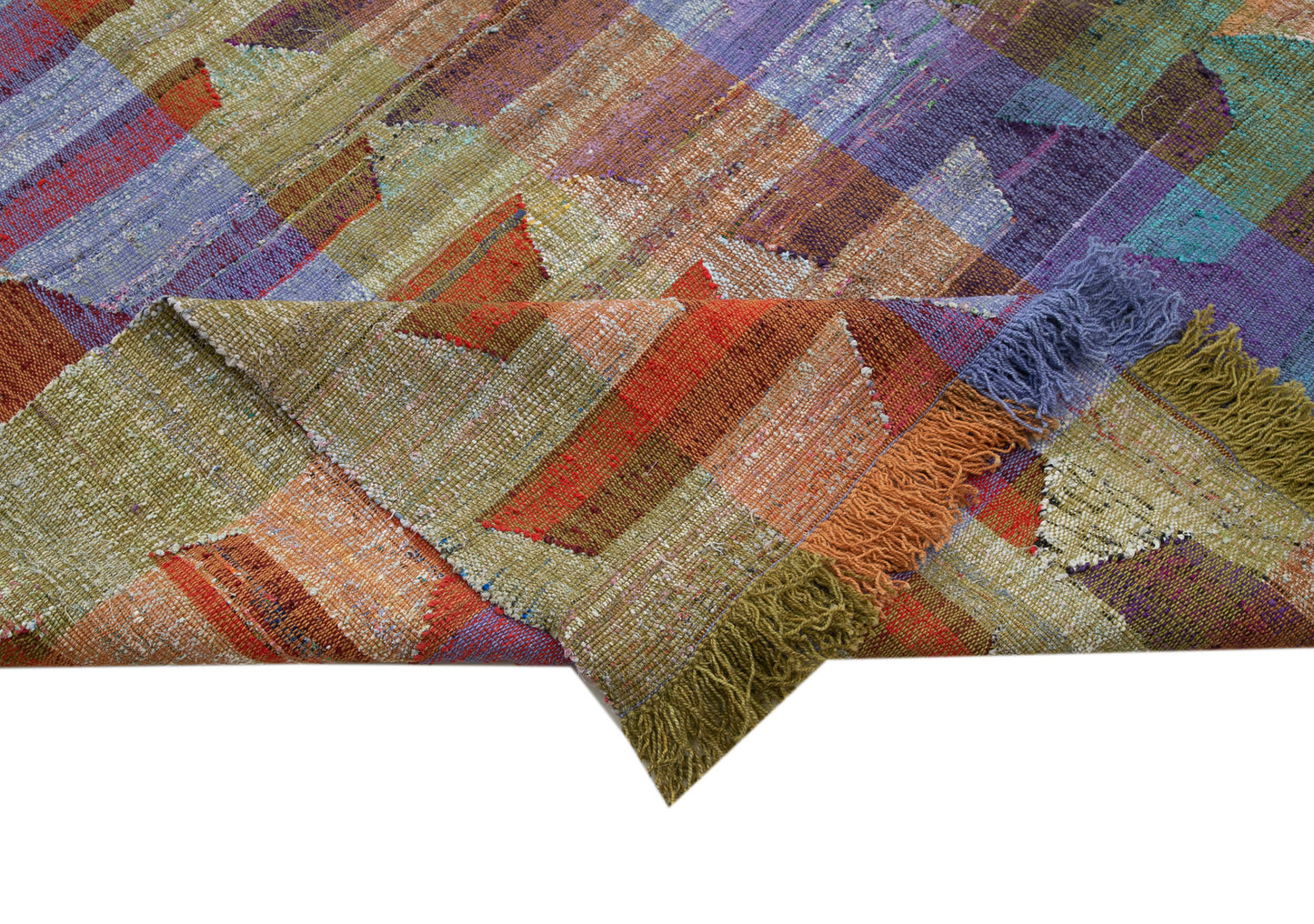 10x14 Multicolor Contemporary Area Rug - 35541