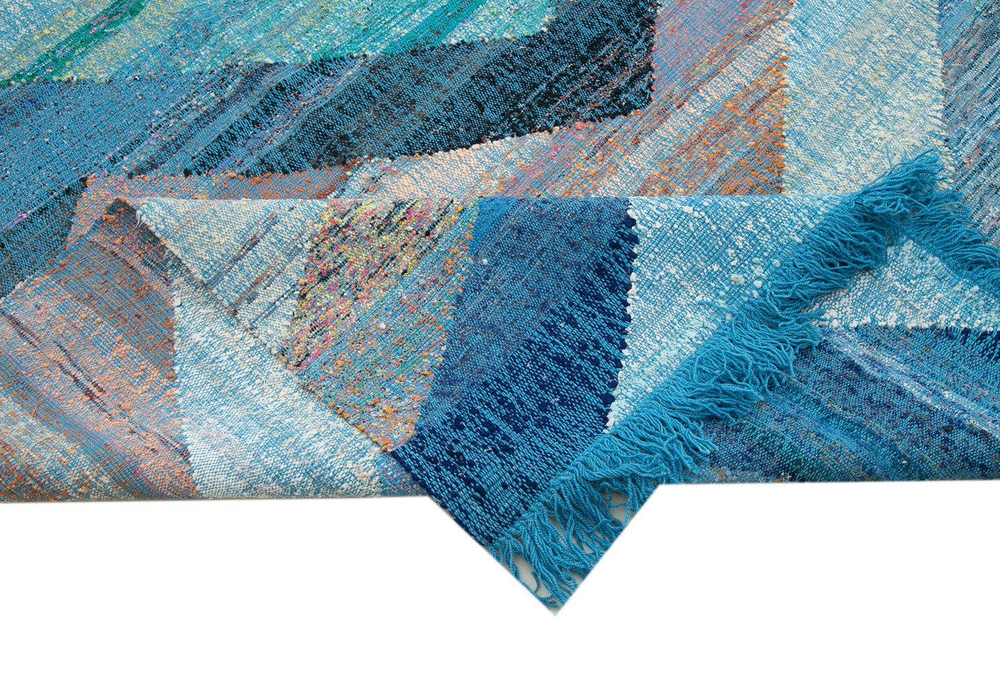 10x16 Blue Contemporary Area Rug - 35554