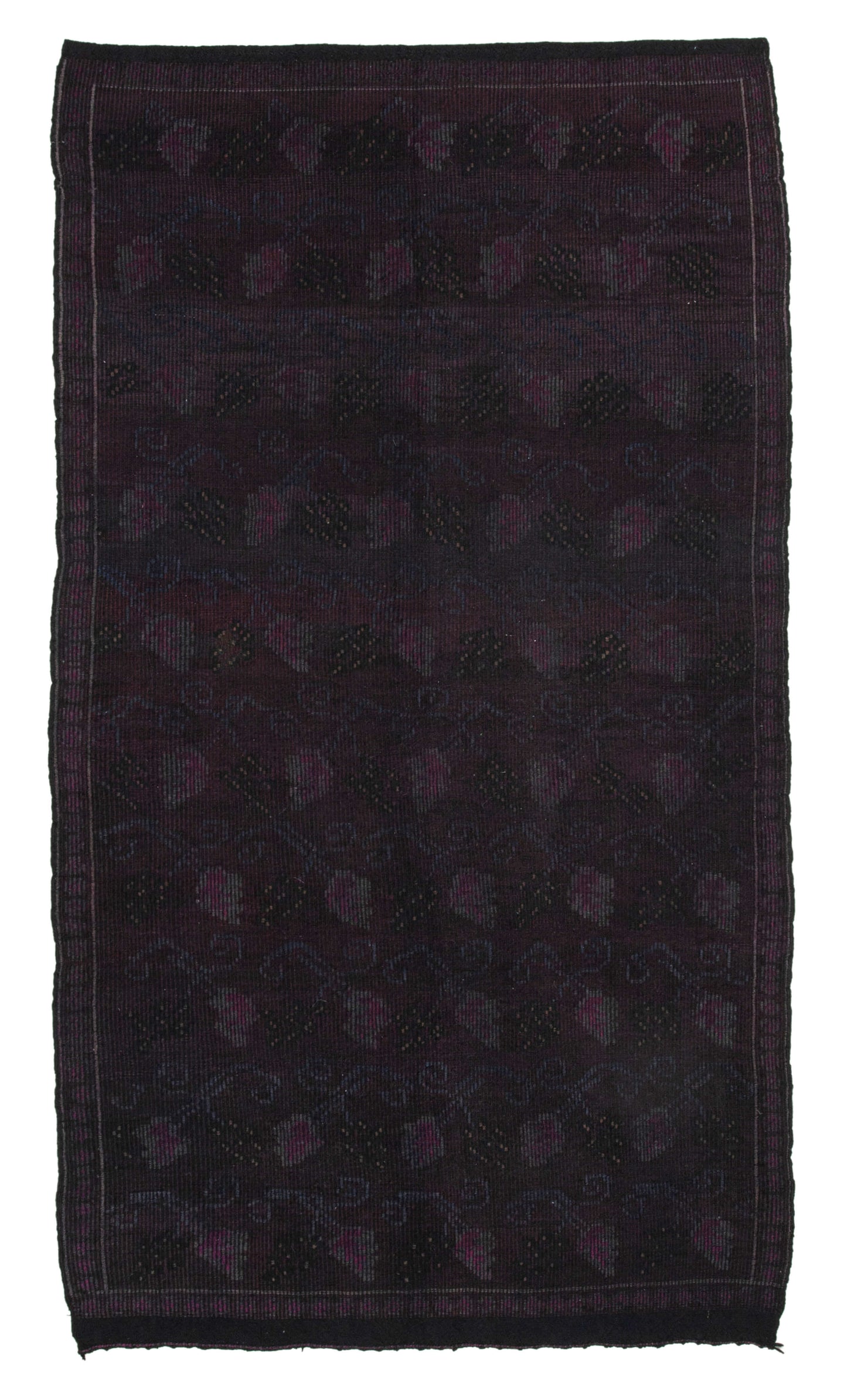 5x10 Brown Vintage Turkish Kilim Rug - 35590