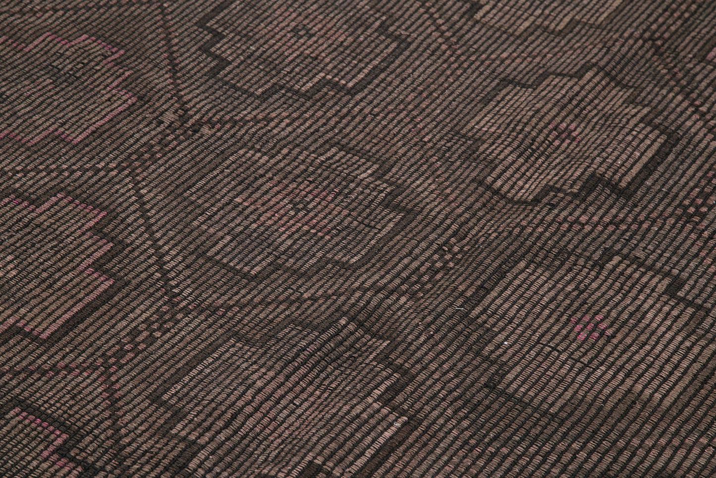 6x9 Brown Vintage Turkish Kilim Rug - 35632