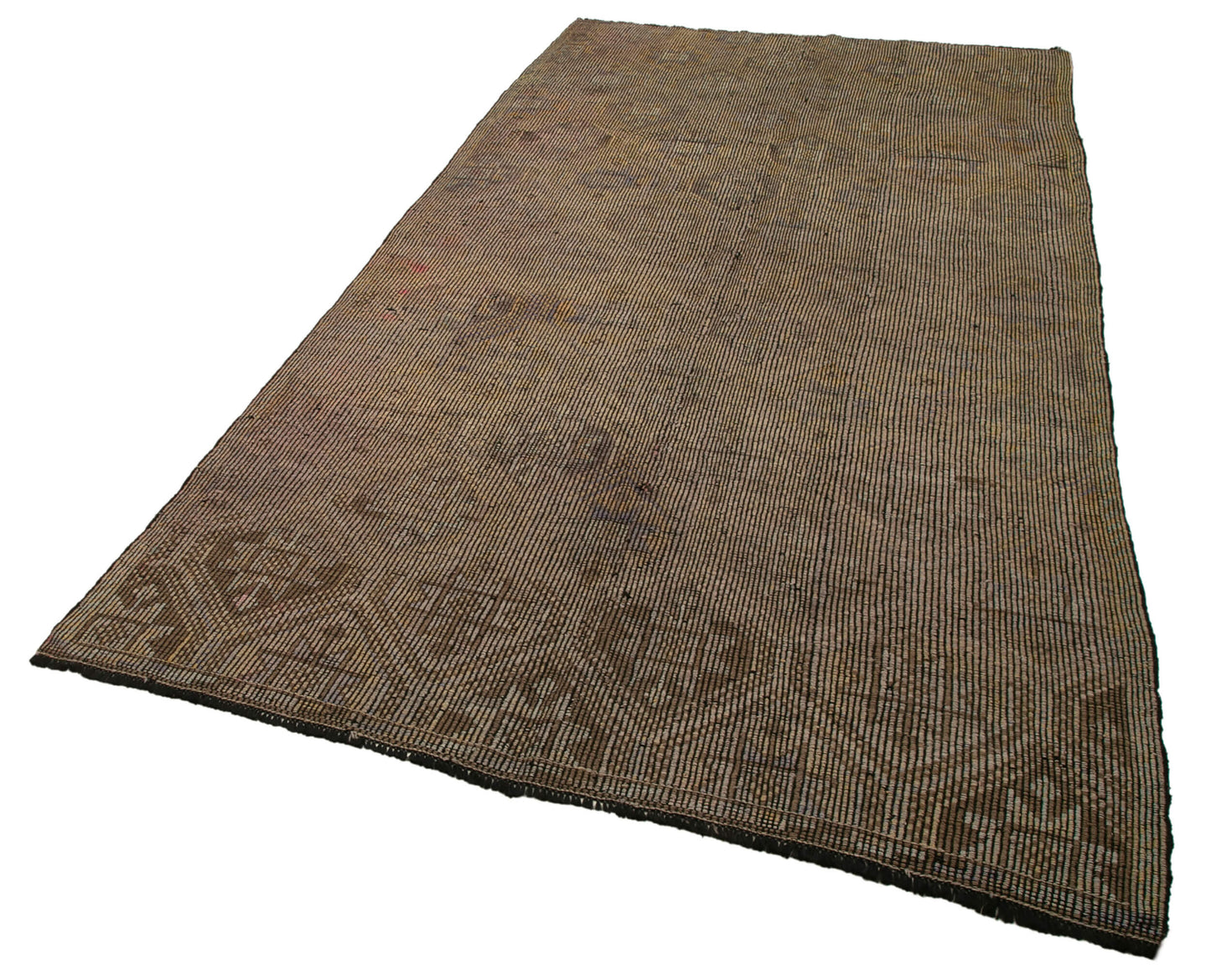 5x11 Beige Vintage Turkish Kilim Rug - 35641