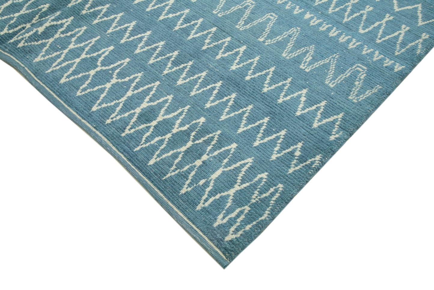 7x10 Blue Moroccan Rug - 35746