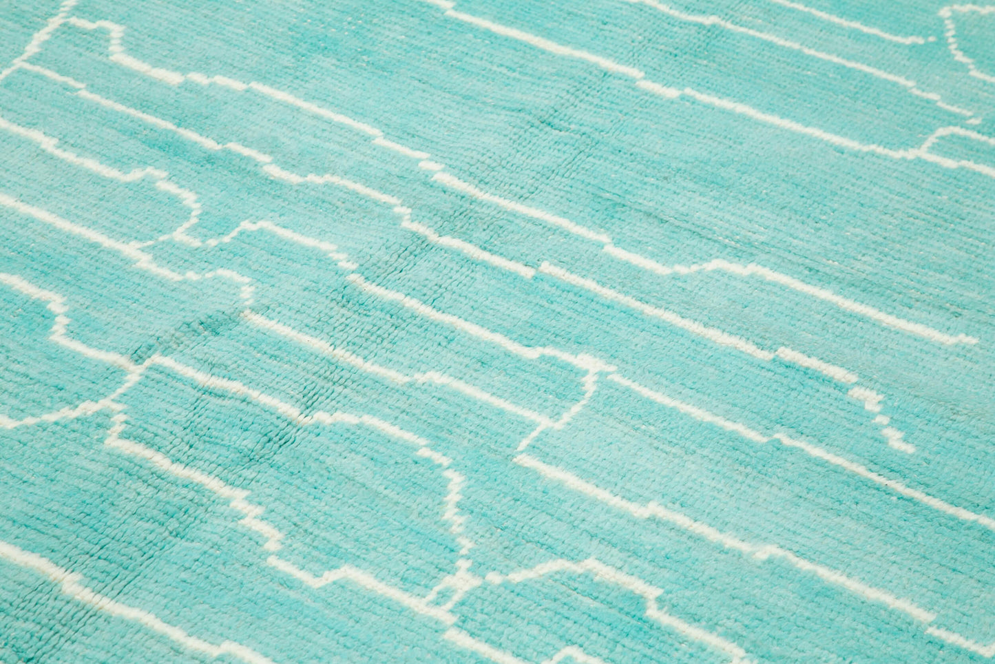 7x11 Turquoise Moroccan Rug - 35764