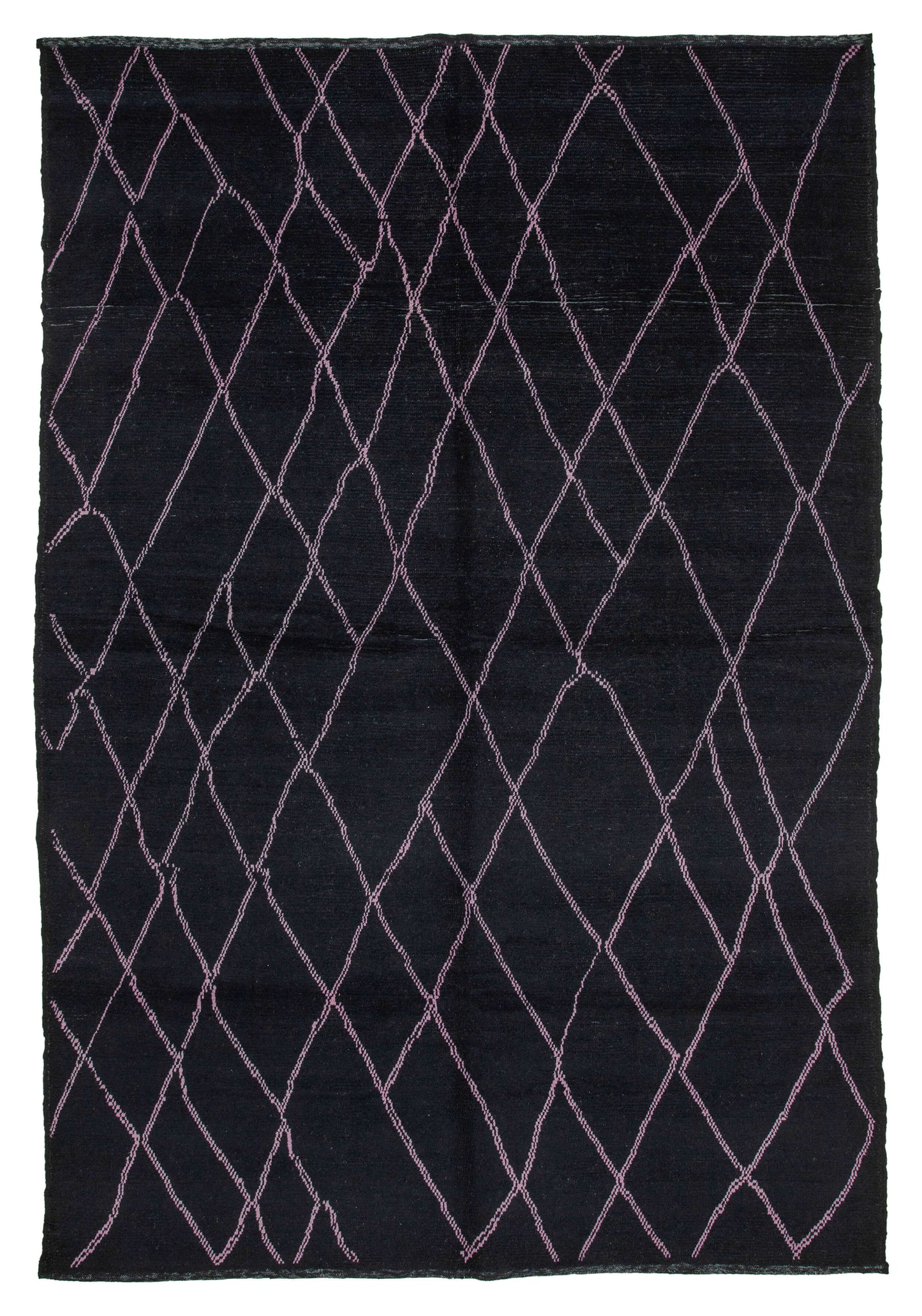 9x13 Black Moroccan Rug - 35783
