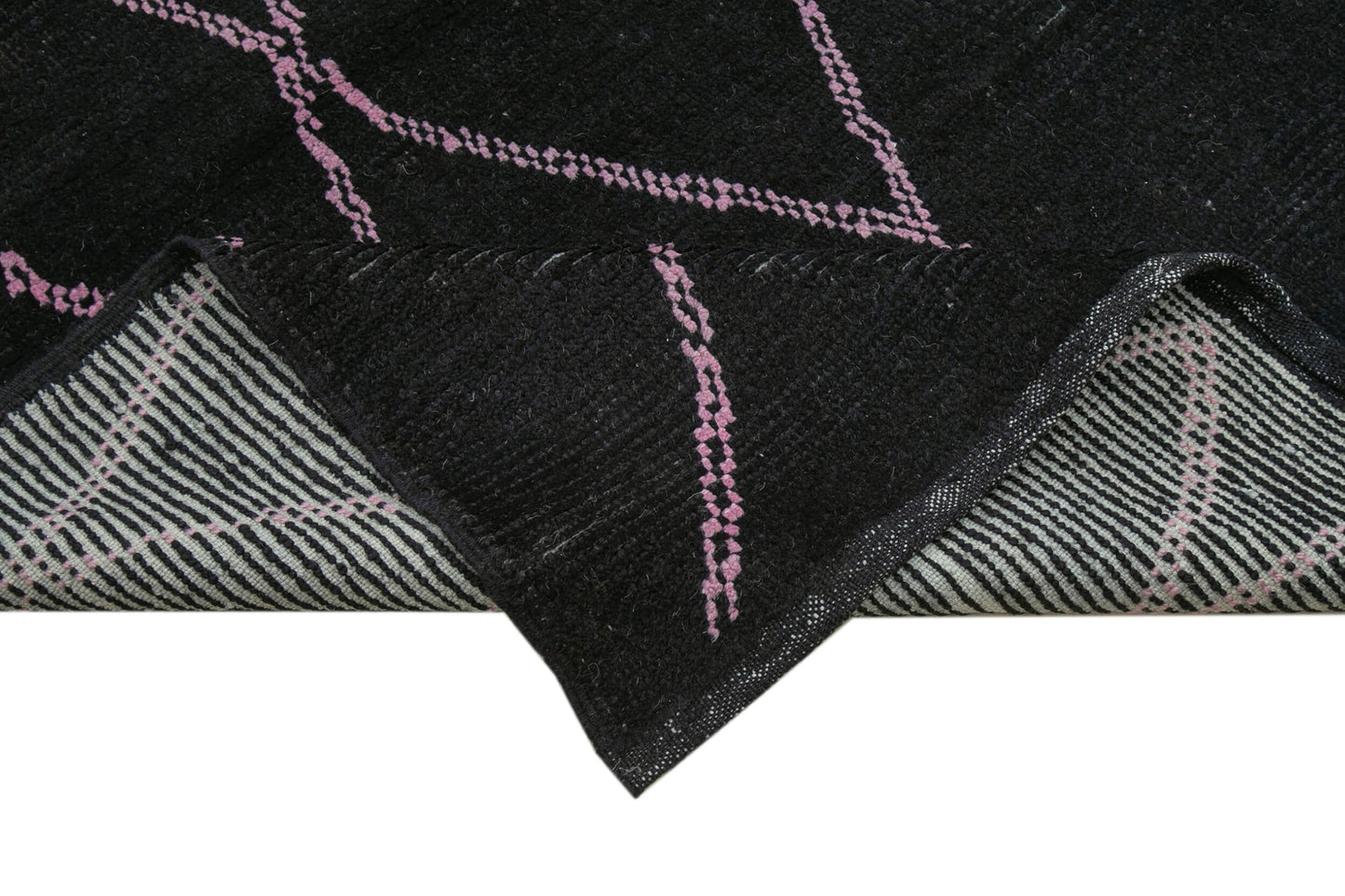 9x13 Black Moroccan Rug - 35783