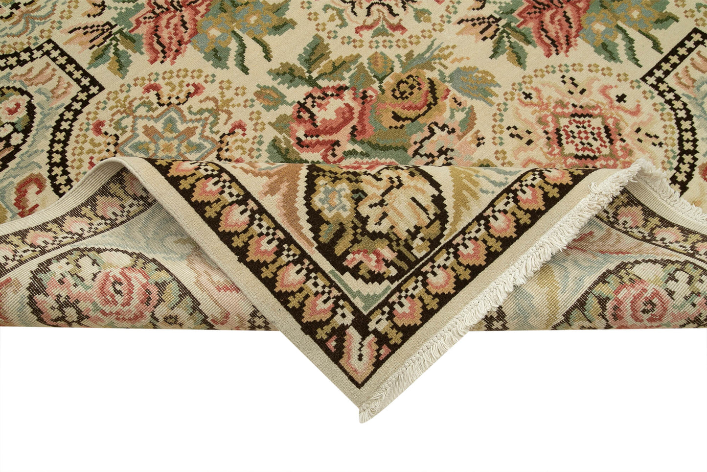 10x13 Beige Oushak Rug - 35790