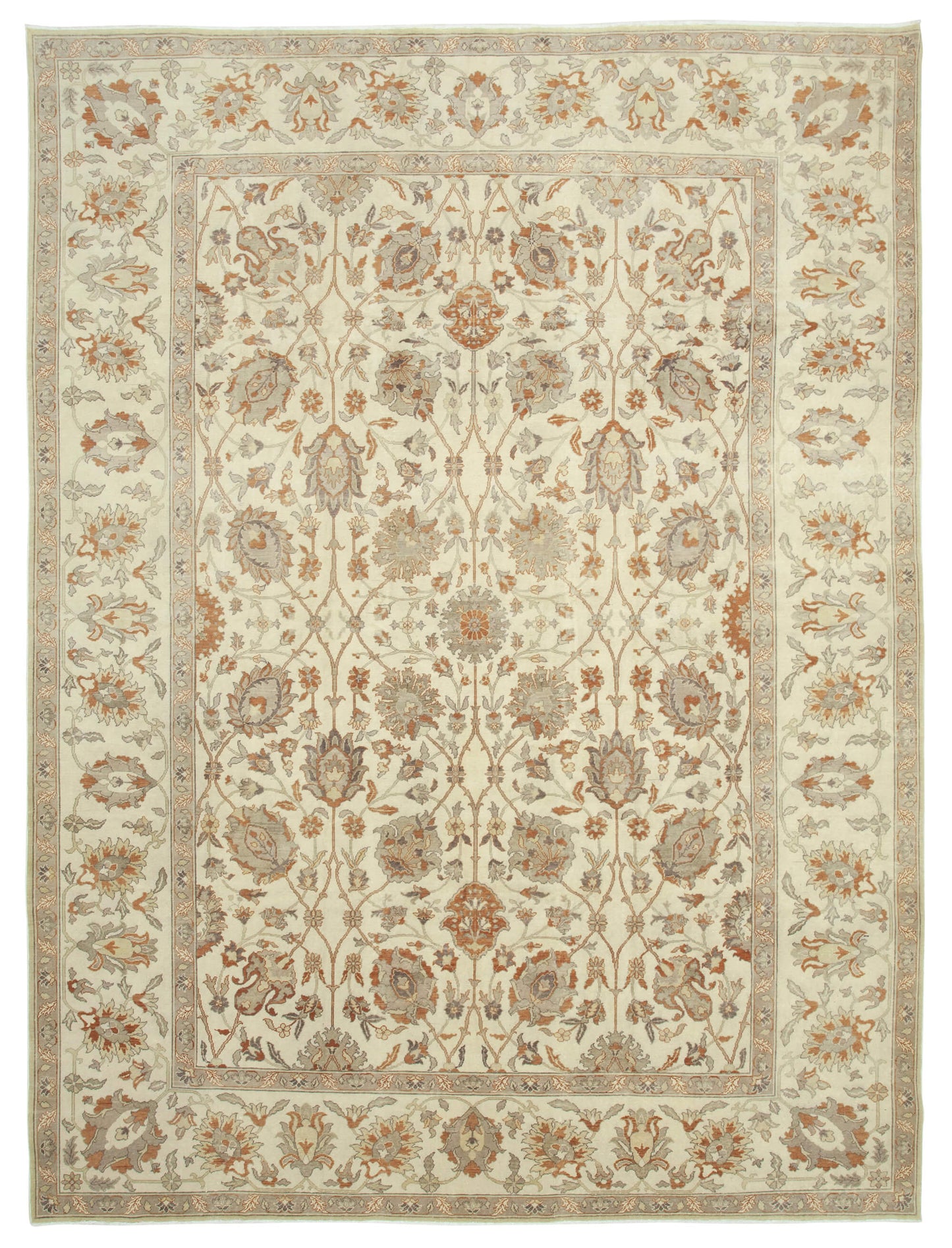 10x13 Beige Oushak Rug - 35791