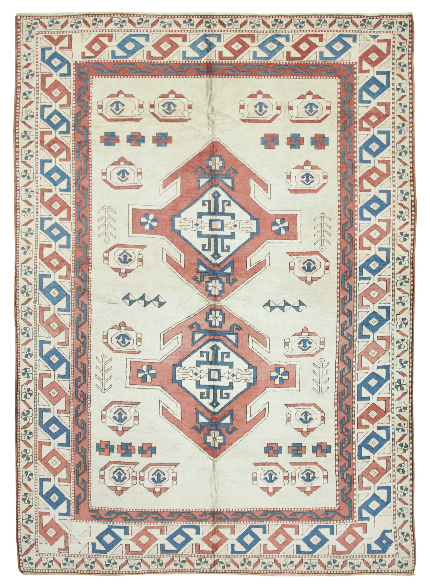 8x11 Beige Oushak Rug - 35793