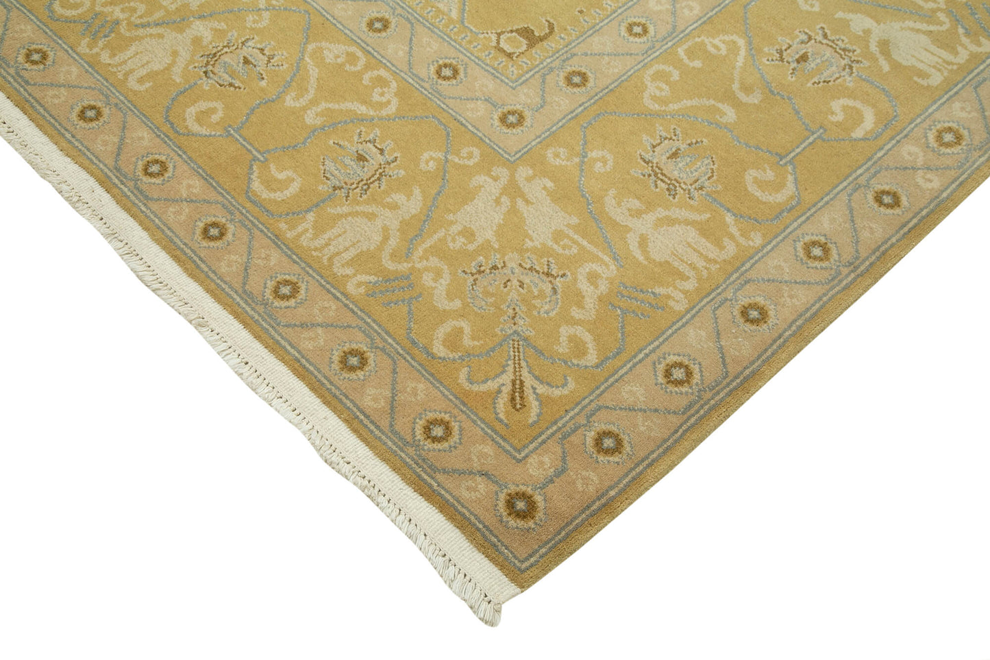 10x11 Yellow Oushak Rug - 35794