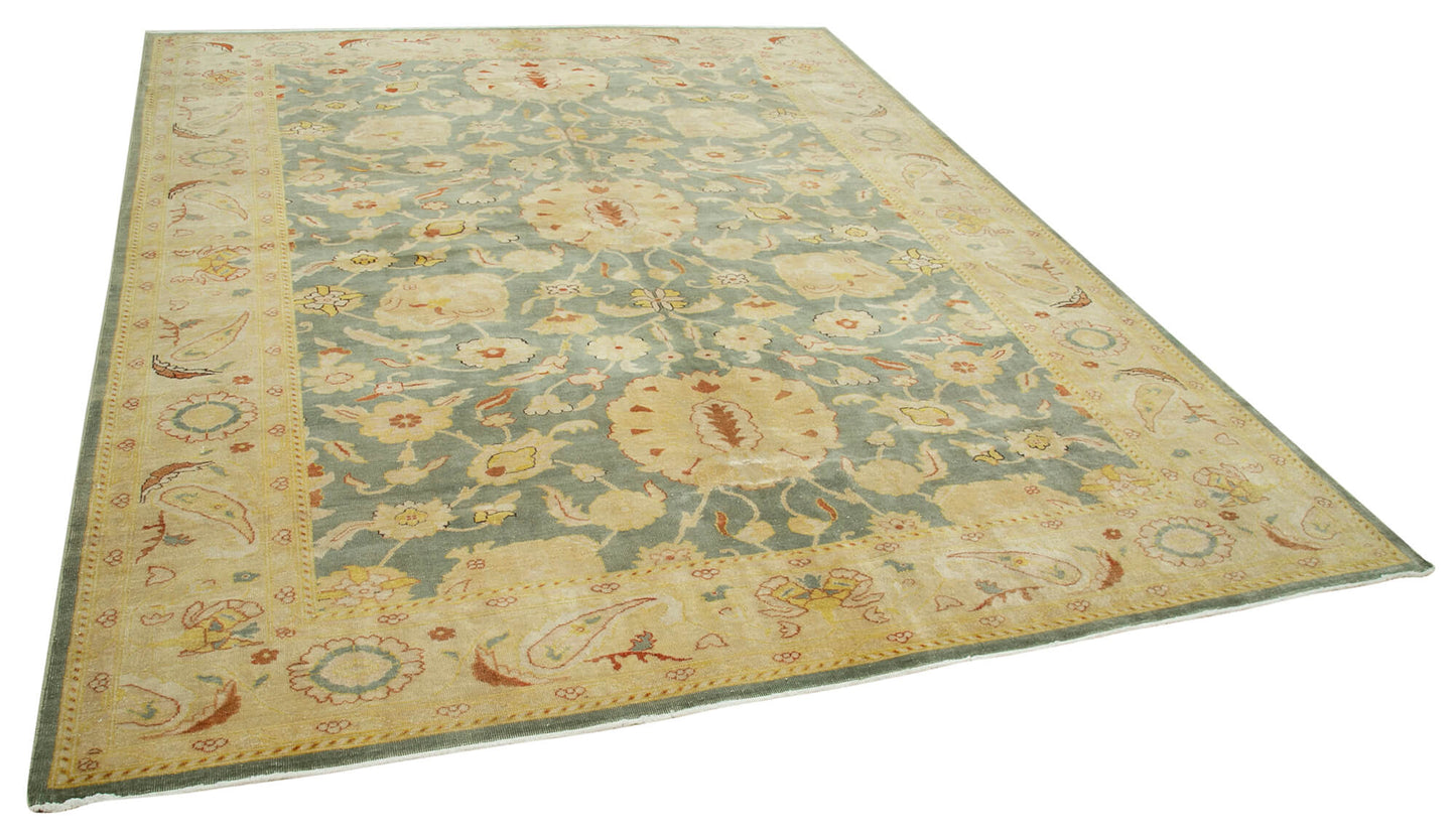 8x10 Beige Oushak Rug - 35803