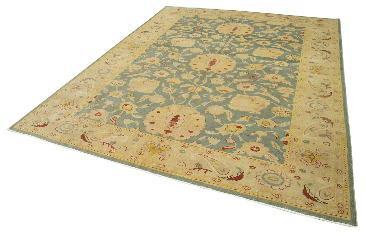 8x10 Beige Oushak Rug - 35803