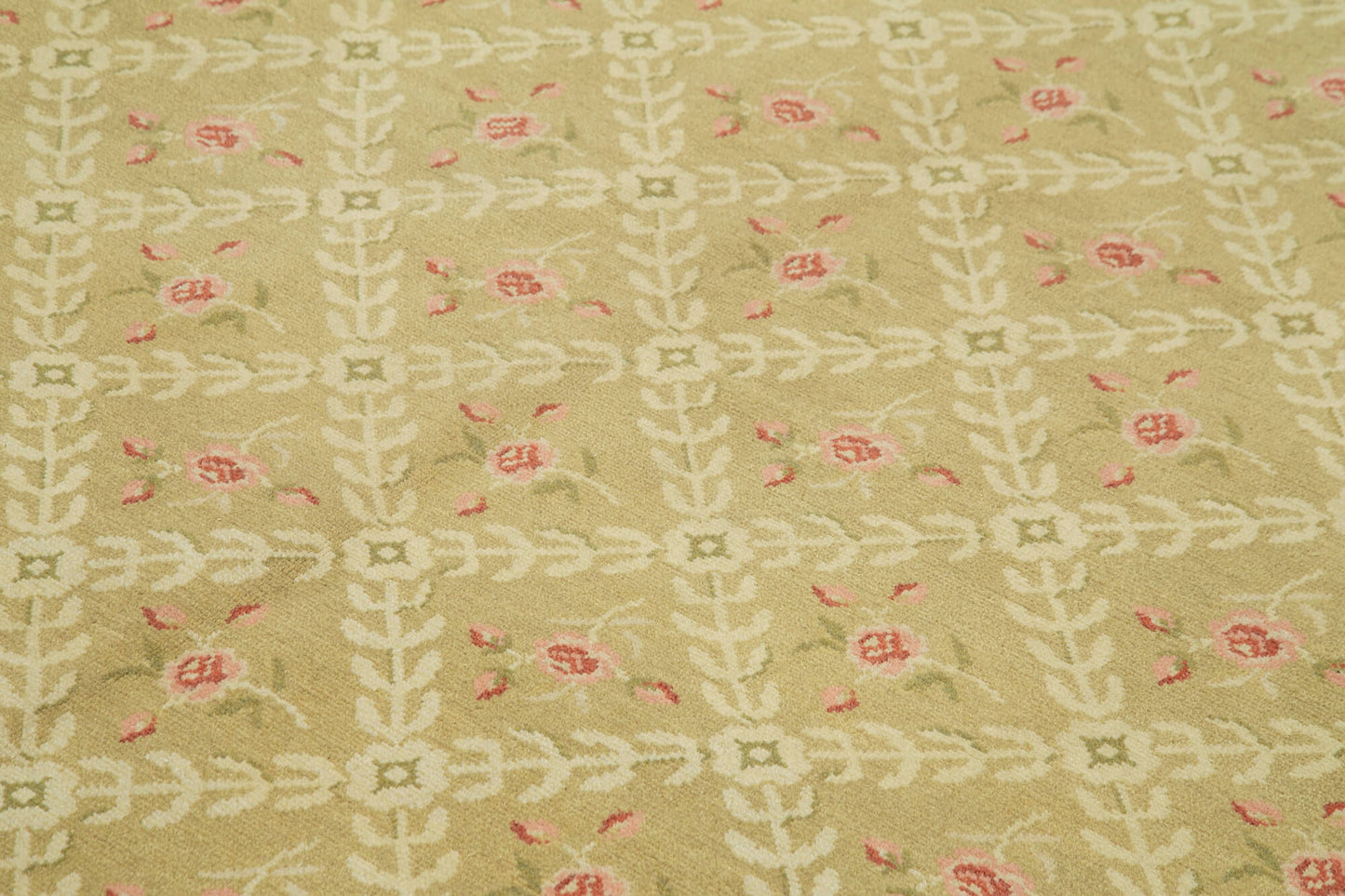 9x12 Beige Oushak Rug - 35806