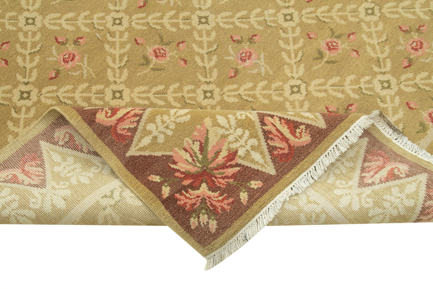 9x12 Beige Oushak Rug - 35806
