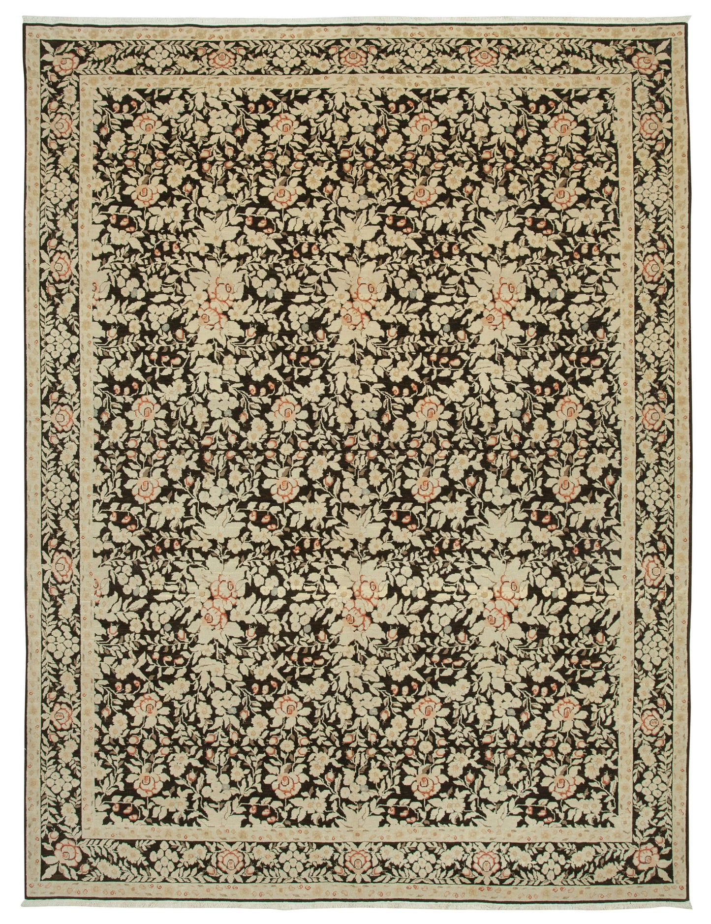 9x12 Beige Oushak Rug - 35809
