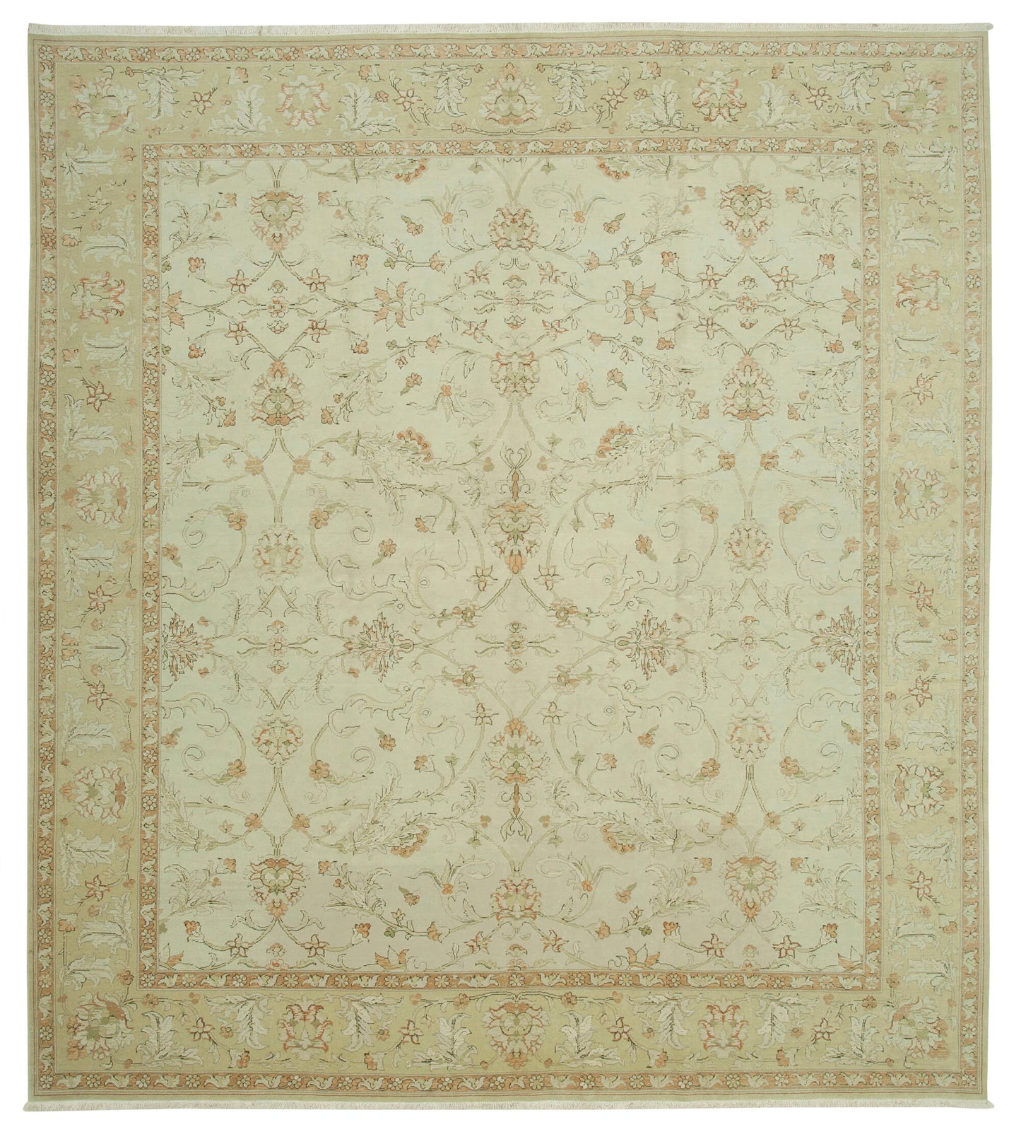 10x11 Beige Oushak Rug - 35813