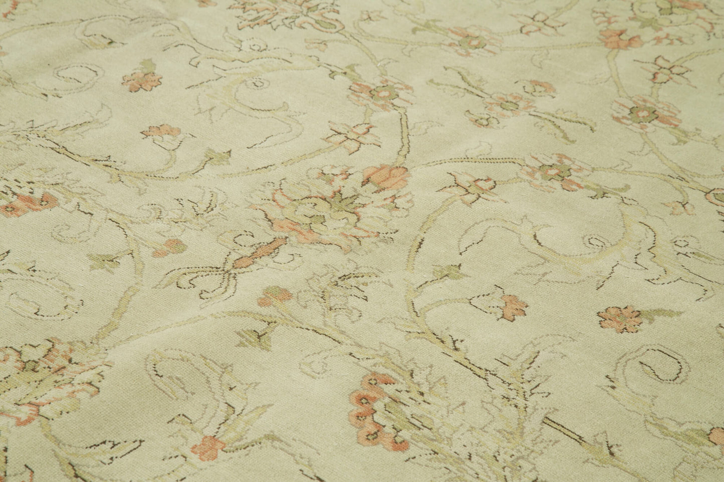 10x11 Beige Oushak Rug - 35813