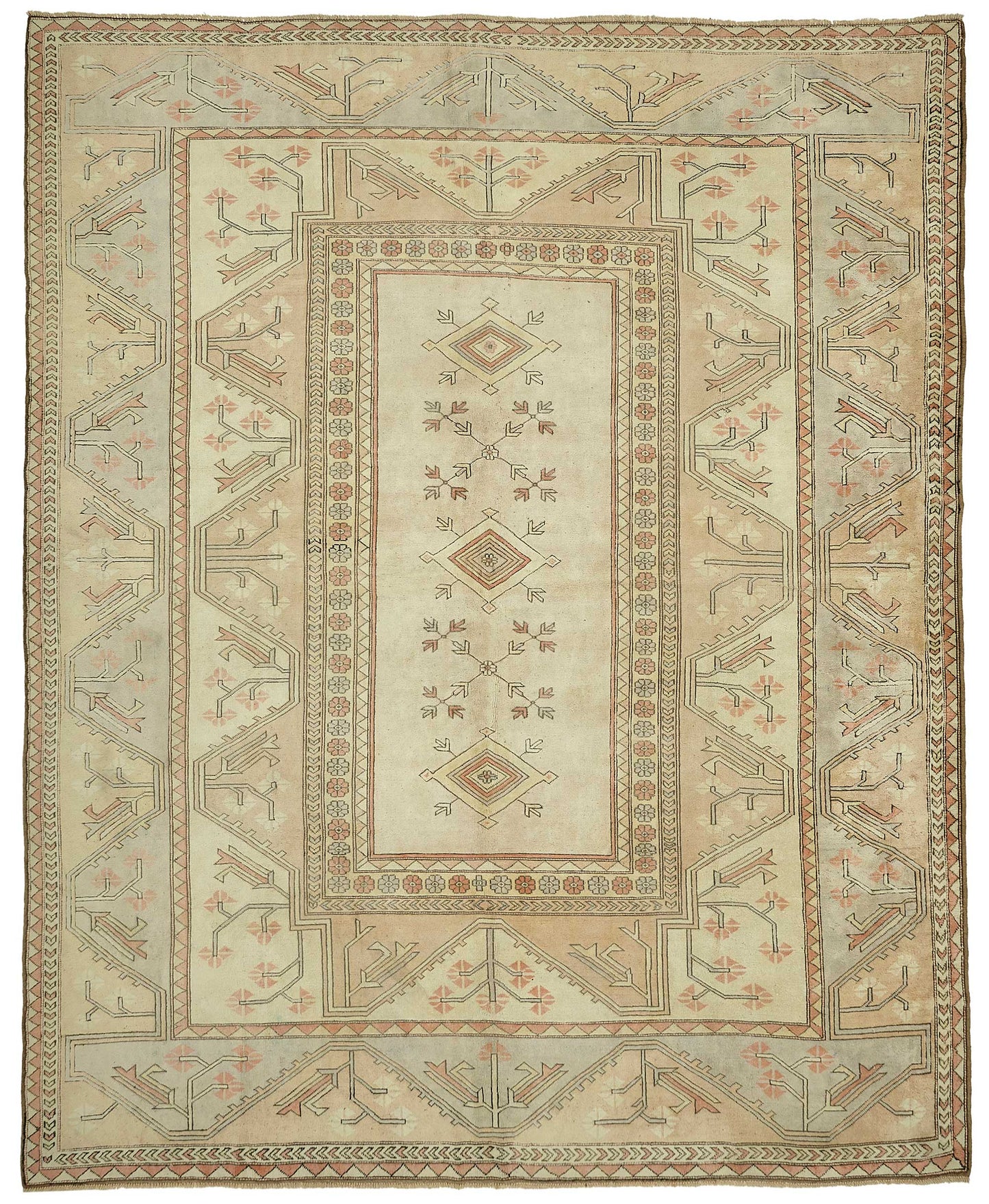 10x12 Vintage Hand-Knotted Rug - 35822