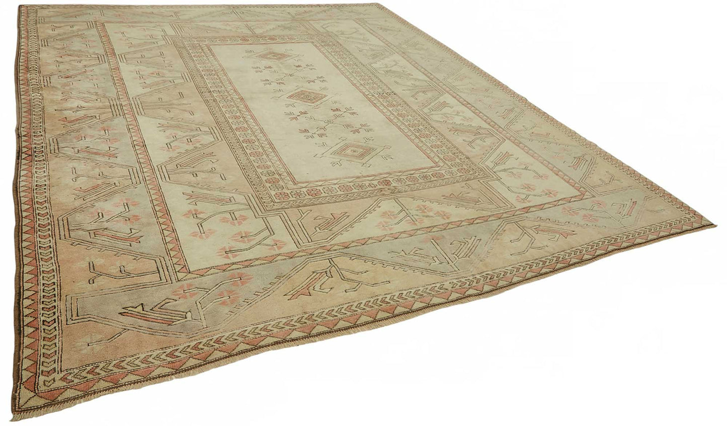 10x12 Vintage Hand-Knotted Rug - 35822