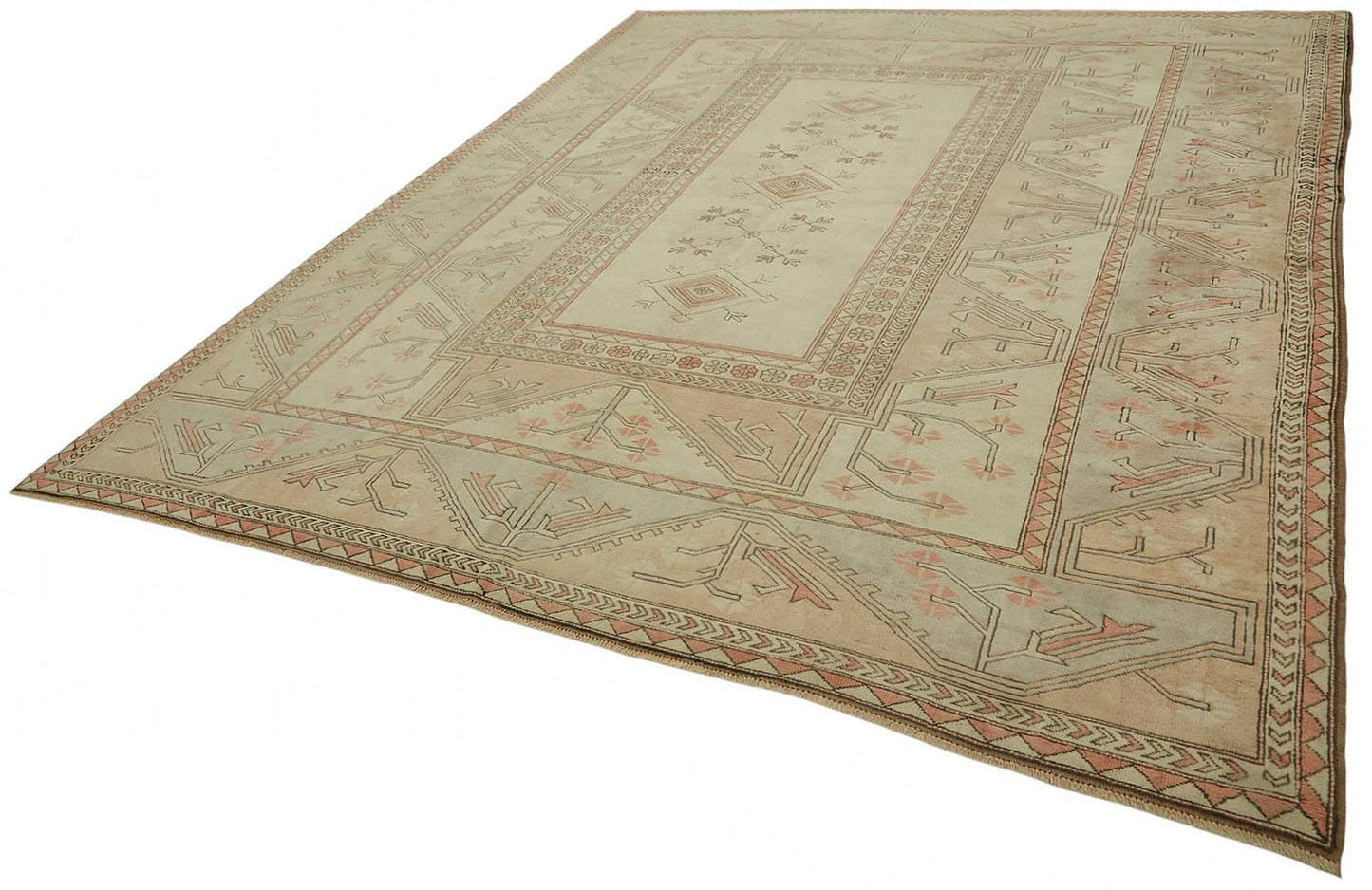 10x12 Vintage Hand-Knotted Rug - 35822