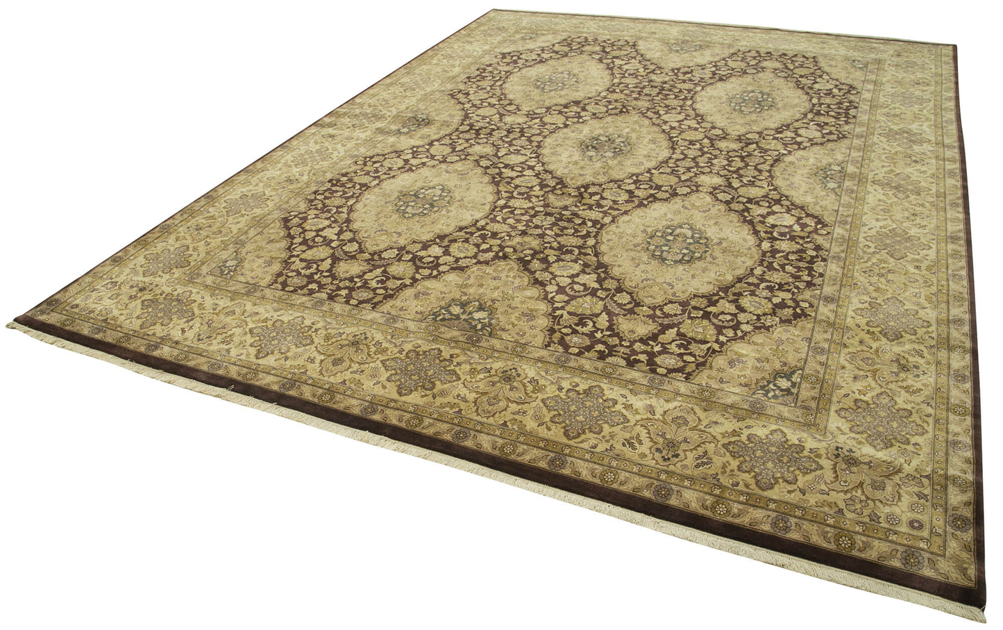 9x12 Yellow Oushak Rug - 35846